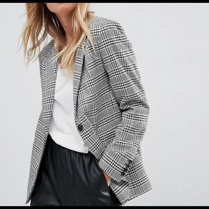 ASOS plaid checked blazer